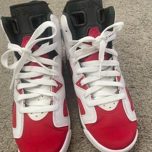 Jordan Kids Red White Black Sneakers
